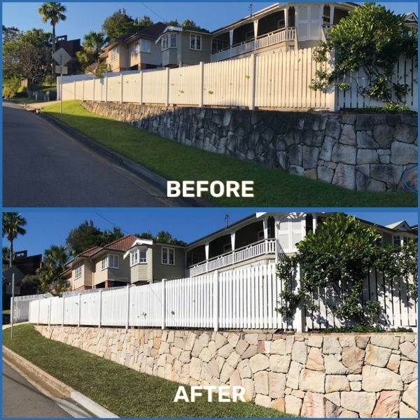 External House Cleaning Brisbane Before And After